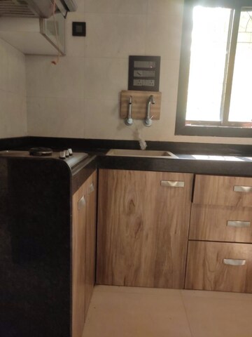 Kitchen in 1 RK Apartment at Adarsh Nagar Society, Worli – for Rent