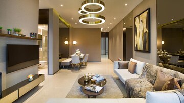 Living Room in 2 BHK Apartment at Sunteck City Avenue 4, Goregaon West – for Rent