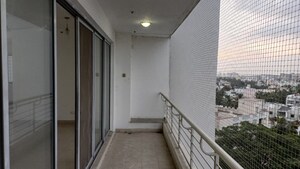 Balcony in 3 BHK Apartment at Puravankara Elita Promenade, Jp Nagar – for Sale