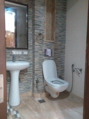 Bathroom in 3 BHK Builder Floor at East Patel Nagar – for Rent