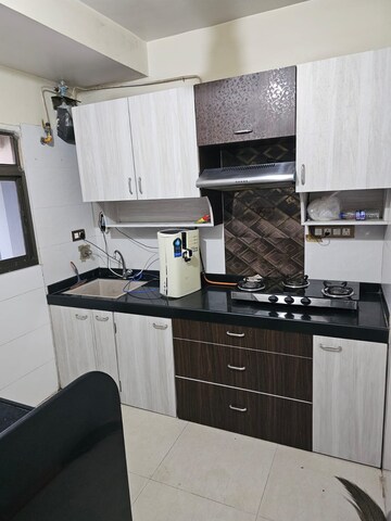 Kitchen in 1.5 BHK Apartment at Luv Kush Tower, Chembur – for Rent