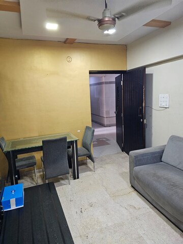 Living Room in 1.5 BHK Apartment at Luv Kush Tower, Chembur – for Rent