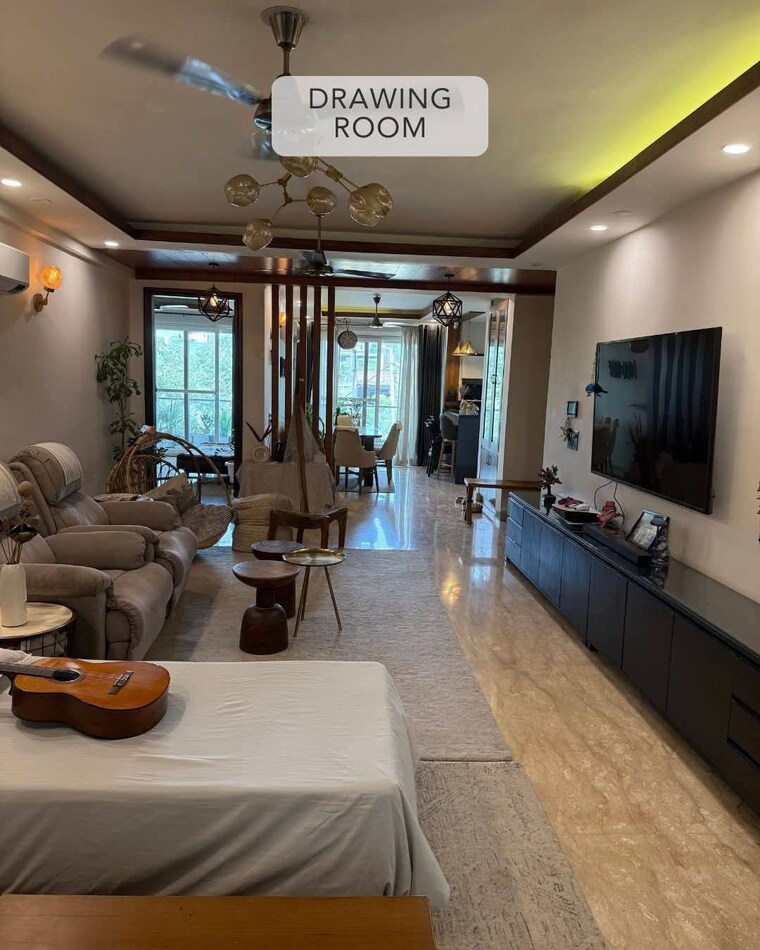 Living Room, sector 7 2 Bedroom 1141 Sq.Ft. Builder Floor In Sector 7 Gurgaon 9325645