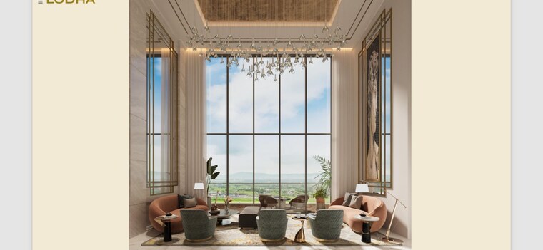 Living Room, kolshet 3.5 Bedroom 1343 Sq.Ft. Builder Floor In Kolshet Thane 9325680