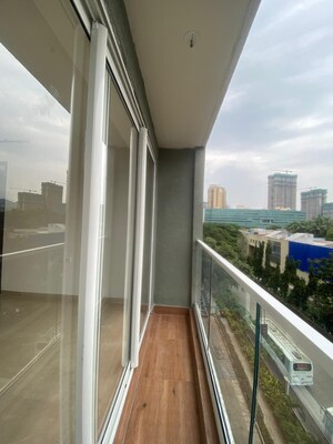 Balcony in 1 BHK Apartment at Indiabulls One Indiabulls, Pokhran Road No Two – for Rent