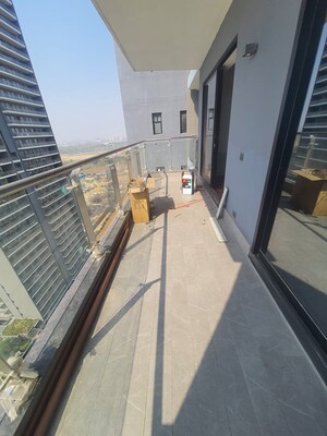 Balcony in 2 BHK Apartment at Krisumi Waterfall Suites, Sector 36a – for Rent