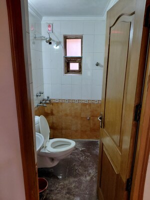 Bathroom in 3 BHK Apartment at Vasant Kunj – for Rent