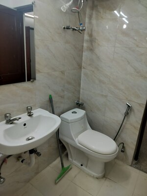 Bathroom in 3 BHK Apartment at Vasant Kunj – for Rent
