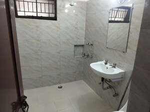 Bathroom in 3 BHK Apartment at Vasant Kunj – for Rent