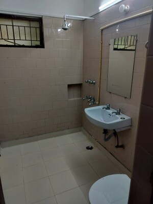 Bathroom in 3 BHK Apartment at Vasant Kunj – for Rent