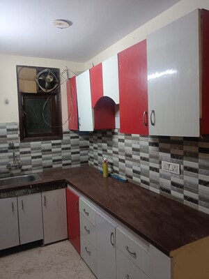 Kitchen in 3 BHK Builder Floor at Khirki Extension – for Rent
