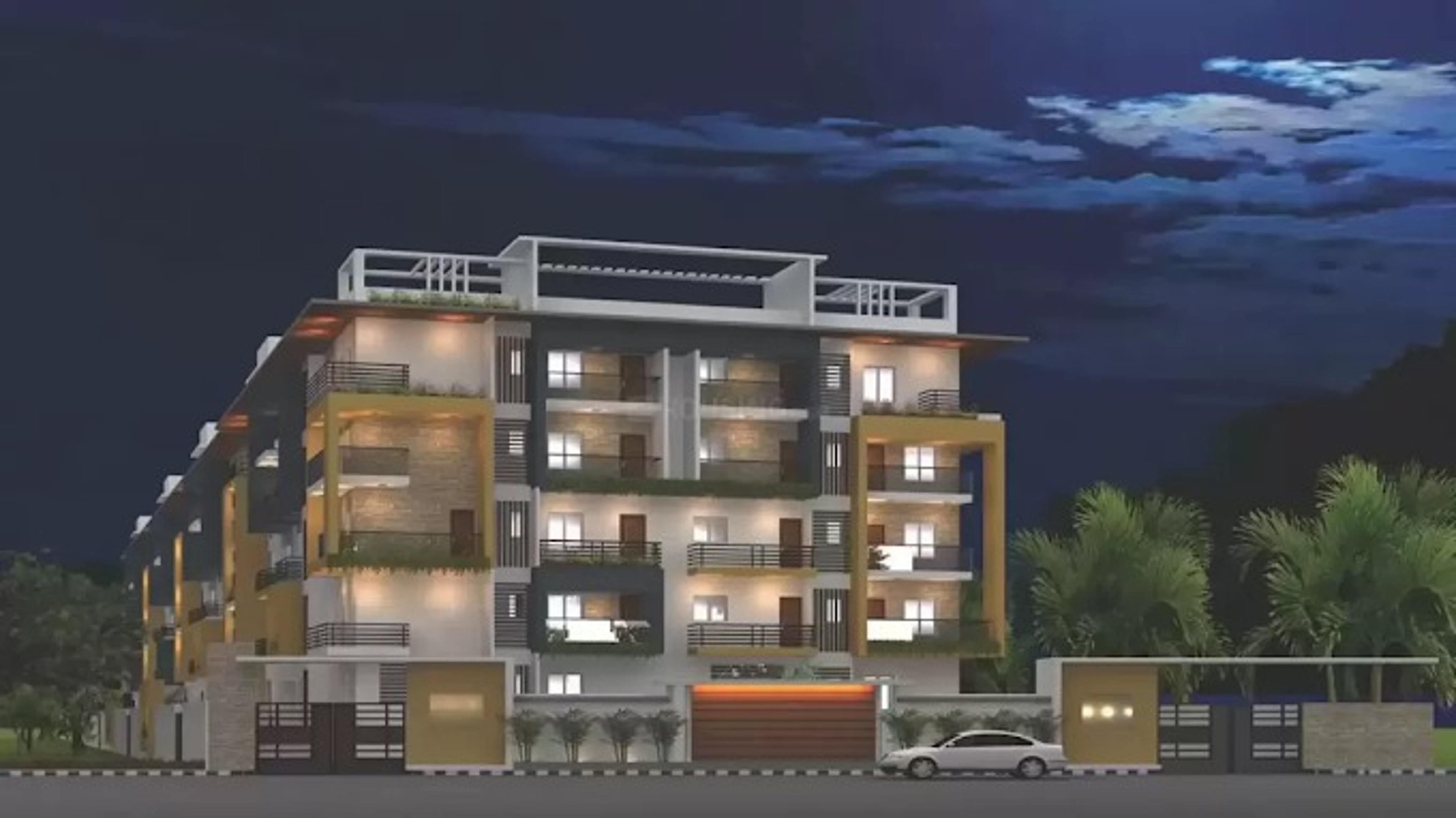 2 BHK + Pooja Room Apartment For Rent in Balaji Oasis