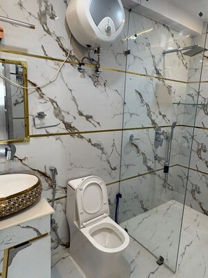 Bathroom in 2 BHK Builder Floor at Sector 23a – for Rent