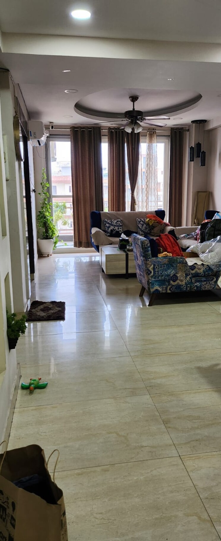 Living Room, aez-aloha 3 Bedroom 1580 Sq.Ft. Builder Floor In Sector 57 Gurgaon 9325821