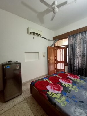 Bedroom in 1 RK Independent House at Sector 4 – for Rent