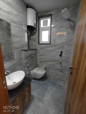 Bathroom in 3 BHK Builder Floor at RWA Residential Society Sector 46, Sector 46 – for Rent