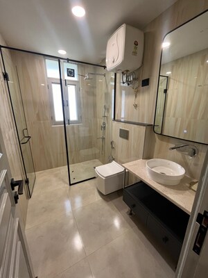 Bathroom in 4 BHK Builder Floor at Adani Samsara Vilasa, Sector 63 – for Sale