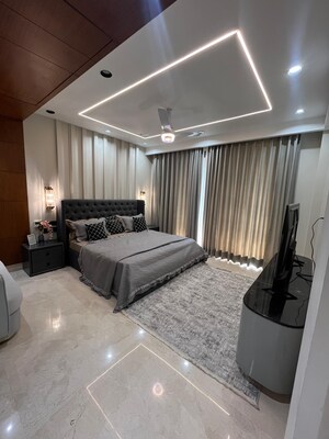 Living Room in 4 BHK Builder Floor at Adani Samsara Vilasa, Sector 63 – for Sale