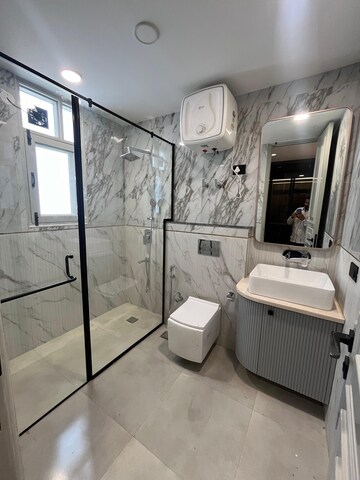 Bathroom in 4 BHK Builder Floor at Adani Samsara Vilasa, Sector 63 – for Sale