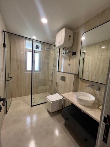 Bathroom in 4 BHK Builder Floor at Adani Samsara Vilasa, Sector 63 – for Sale