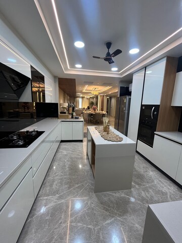 Kitchen in 4 BHK Builder Floor at Adani Samsara Vilasa, Sector 63 – for Sale