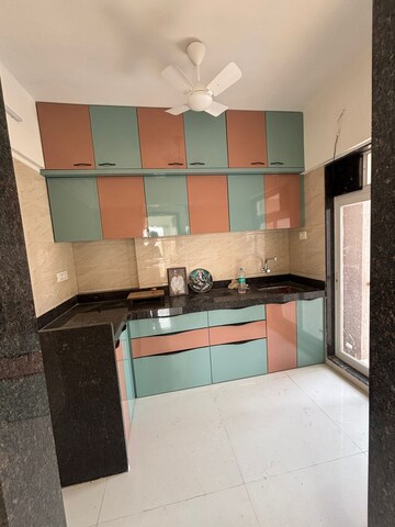 Kitchen in 1 BHK Apartment at Raunak Bliss, Ghodbunder Road – for Rent