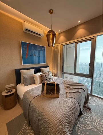 Living Room in 1 BHK Apartment at Ace Parkside, Kasarvadavali – for Sale