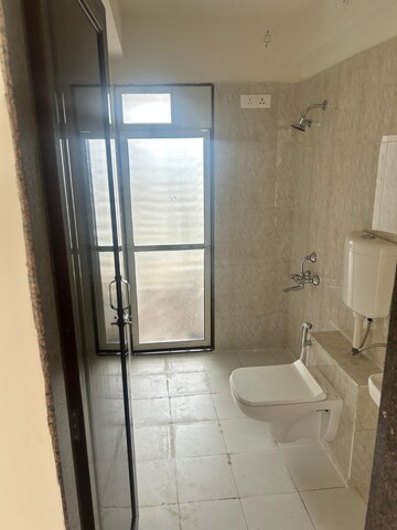 Bathroom in 1 BHK Apartment at Raunak Bliss, Ghodbunder Road – for Rent