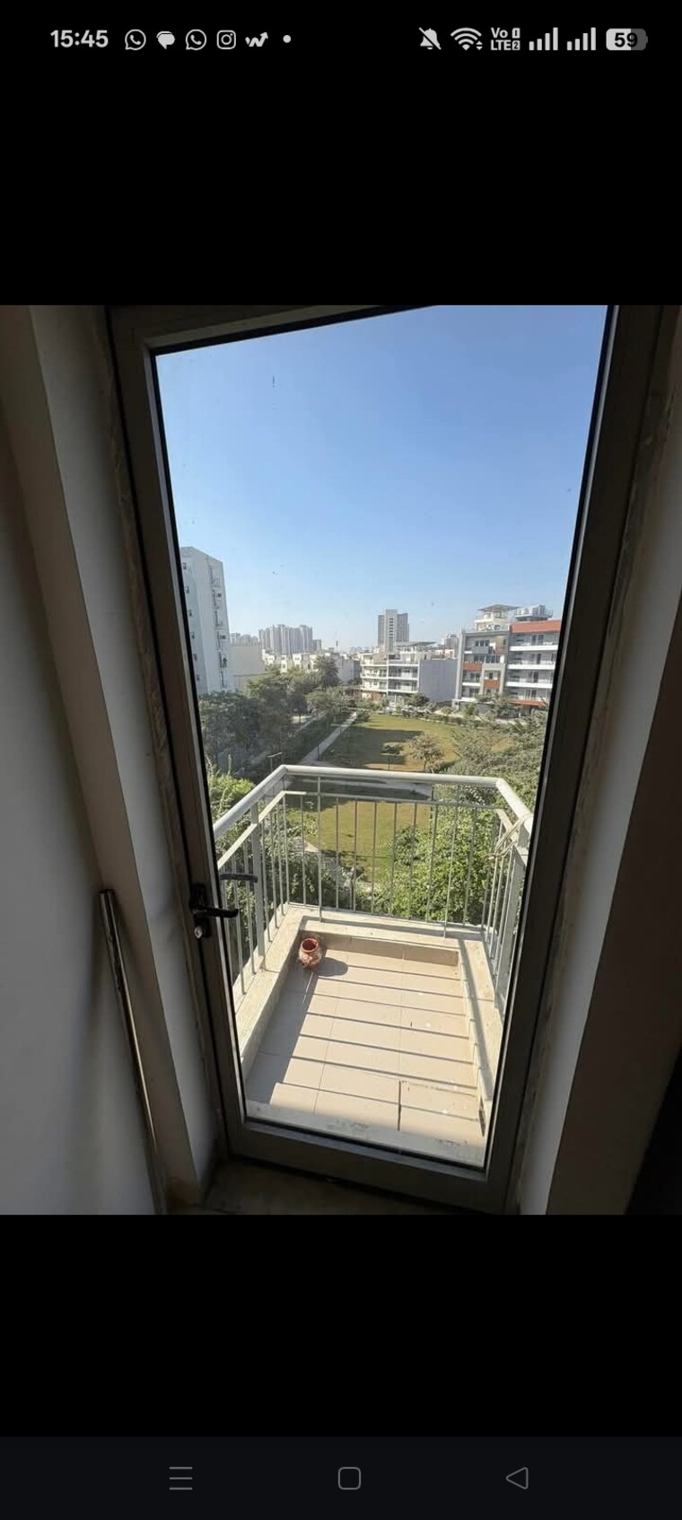 Balcony, sector 83 2 Bedroom 1430 Sq.Ft. Apartment In Sector 83 Gurgaon 9325936