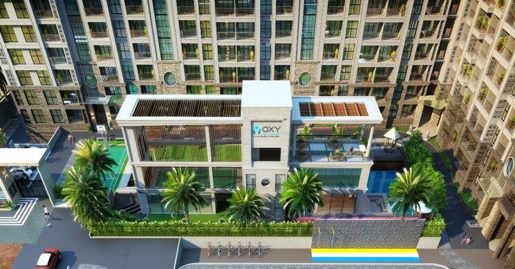Exterior View, oxy-beaumonde 3.5 Bedroom 1400 Sq.Ft. Apartment In Viman Nagar Pune 9325950