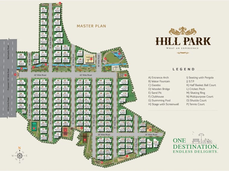 Master Plan, srinidhi-hill-park 3 Bedroom 2189 Sq.Ft. Villa In Bachupally Hyderabad 9325970