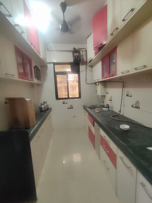 Kitchen in 1 BHK Apartment at Raunak Heights, Ghodbunder Road – for Rent