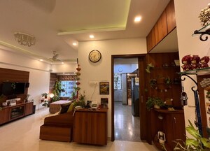 Living Room in 3 BHK Apartment at Thane West – for Rent