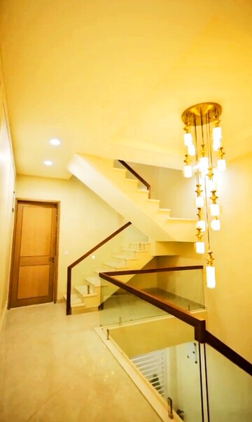 Staircase in 4 BHK Villa at Mansarovar Extension – for Sale