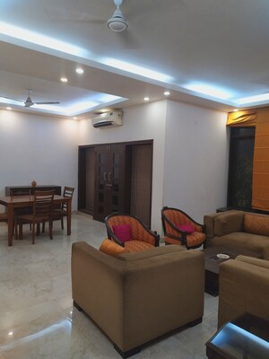 Living Room in 3 BHK Builder Floor at Greater Kailash ii – for Rent
