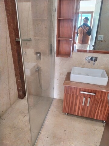 Attached Bathroom in 3 BHK Builder Floor at Greater Kailash I – for Rent