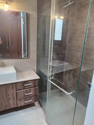 Attached Bathroom in 3 BHK Builder Floor at Greater Kailash I – for Rent