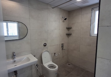 Bathroom in 3 BHK Apartment at Jayabheri The Nirvana, Gopanpally – for Rent