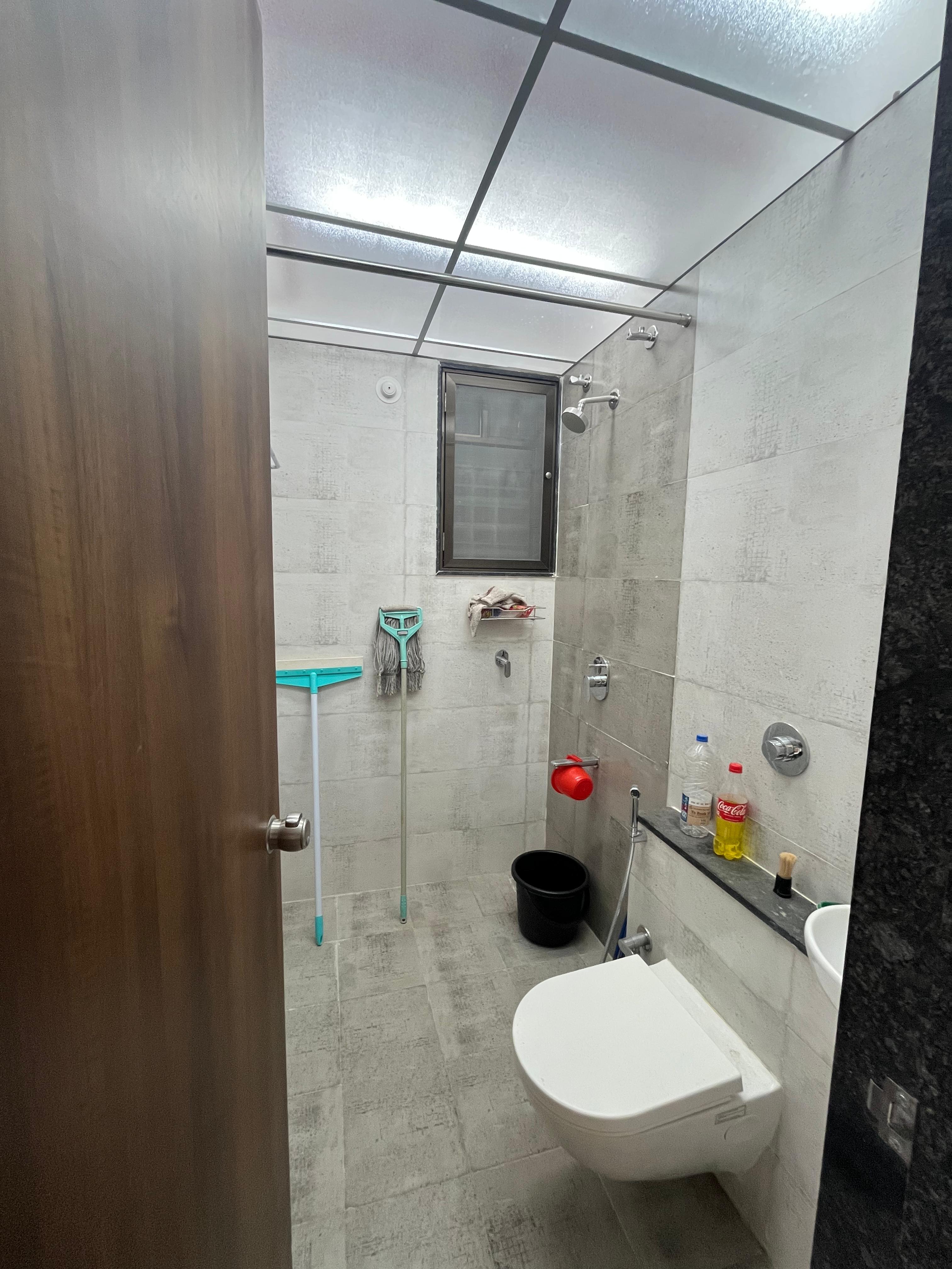 Bathroom, bhaktamar-residency 1 Bedroom 600 Sq.Ft. Apartment In Wadgaon Sheri Pune 9326205