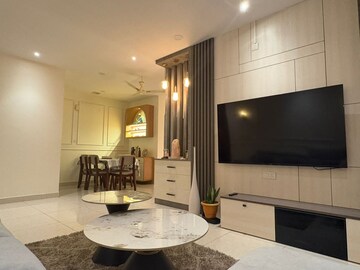 Living Room in 3 BHK Apartment at Kondapur – for Rent