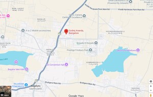 3 BHK Apartment – Map Location View at Godrej Ananda, Bagaluru - for Sale