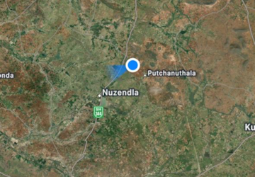 Land – Map Location View at Vijayawada One Town - for Sale