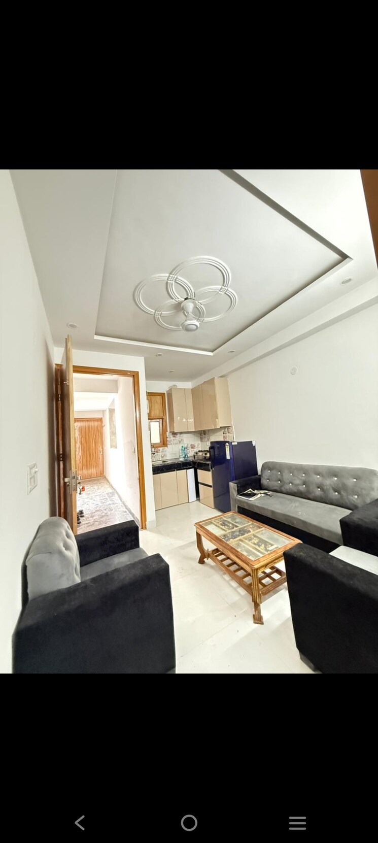 Living Room, saket 1 Bedroom 450 Sq.Ft. Builder Floor In Saket Delhi 9326453