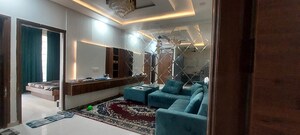 Living Room in 3 BHK Apartment at Motia Blue Ridge, Dhakoli – for Rent