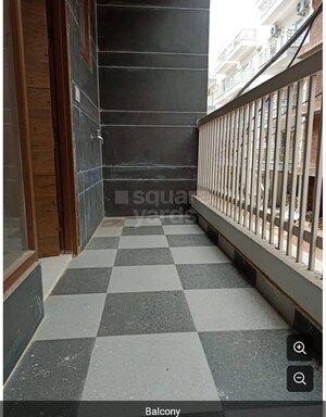 Balcony in 3 BHK Apartment at Motia Blue Ridge, Dhakoli – for Rent