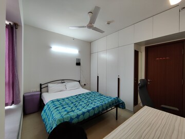 Bedroom in 2 BHK Apartment at Bhartiya Nikoo Homes Phase 2, Thanisandra Main Road – for Rent