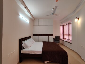 Living Room in 2 BHK Apartment at Bhartiya Nikoo Homes Phase 2, Thanisandra Main Road – for Rent