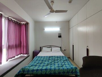Bedroom in 2 BHK Apartment at Bhartiya Nikoo Homes Phase 2, Thanisandra Main Road – for Rent