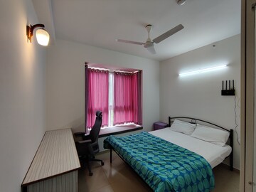 Bedroom in 2 BHK Apartment at Bhartiya Nikoo Homes Phase 2, Thanisandra Main Road – for Rent