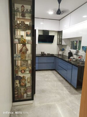 Kitchen in 3 BHK Apartment at Trendset Jayabheri Elevate, Madhapur – for Rent